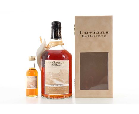 SPRINGBANK 1993 SIGNATORY FOR LUVIANS - OPEN CHAMPIONSHIP 2000 WITH MATCHING MINIATURE CAMPBELTOWN SINGLE MALT  Distilled: 19