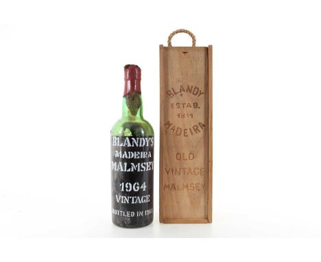 BLANDY'S MALMSEY 1964 VINTAGE MADEIRA  Bottled: 198520.5% ABV / 75cl