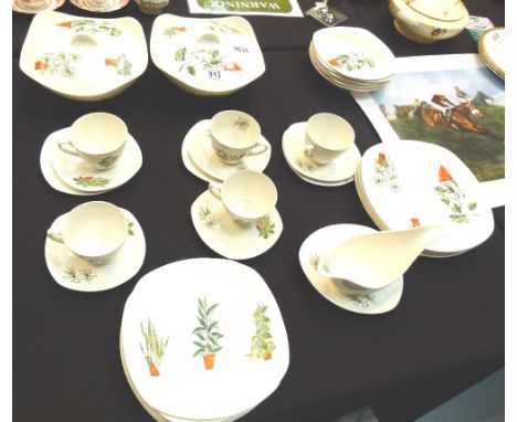 MIDWINTER DINNER SERVICE. Terance Conran designed Midwinter Stylecraft dinner service c1955