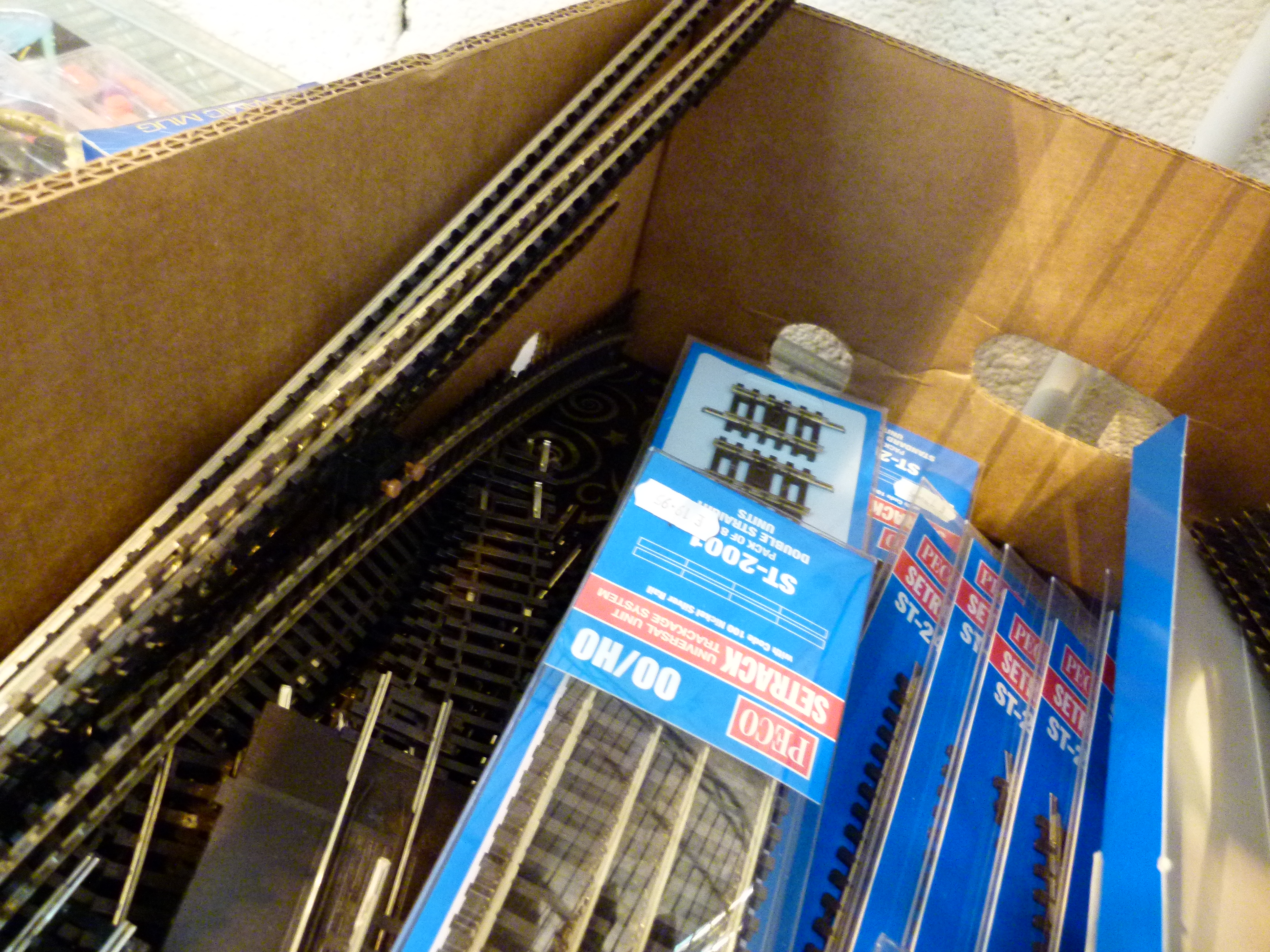 PECO MODEL TRACK. Brand new boxed PECO code 100 model railway track and