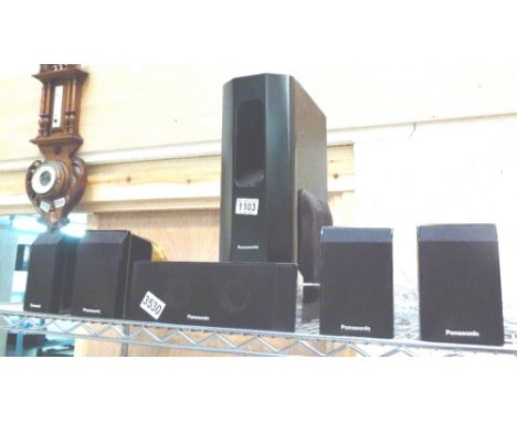 SURROUND SOUND. Panasonic surround sound 5 speaker system with sub woofer