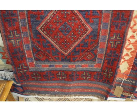 An approx. 8'3" x 2' Meshwani runner 
