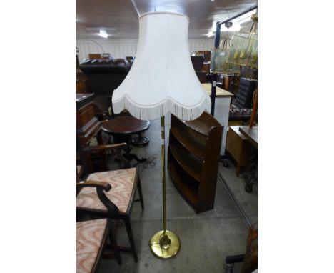 A brass standard lamp 