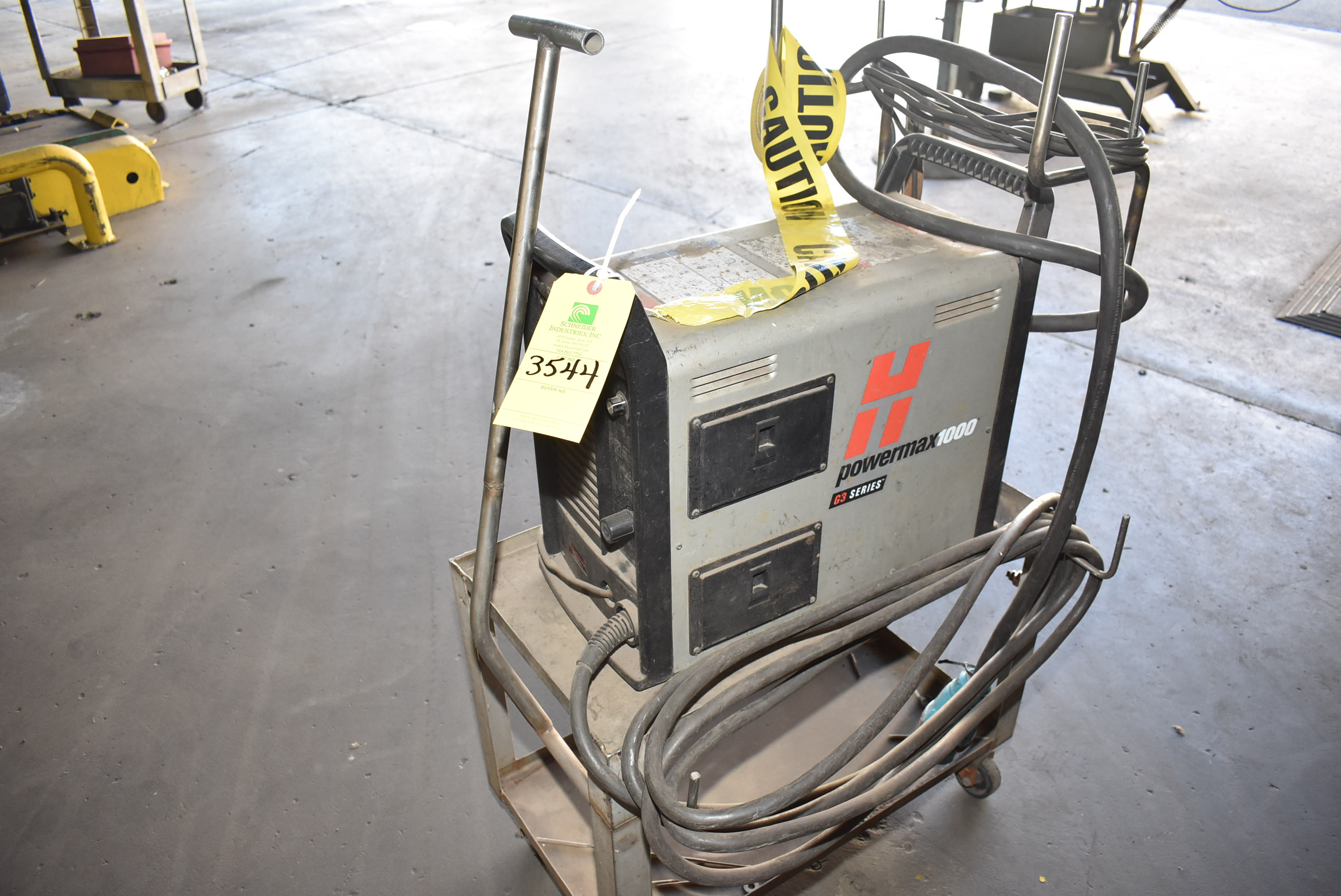 Hypertherm Powermax 1000/G3 Series Plasma Cutter, RIGGING FEE: $50