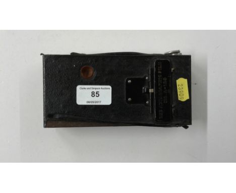 A folding autographic Brownie camera