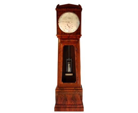 JAMES CONDLIFF LIVERPOOLA fine William IV richly figured Mahogany eight day REGULATOR LONGCASE CLOCK&nbsp;the Regency Egyptia