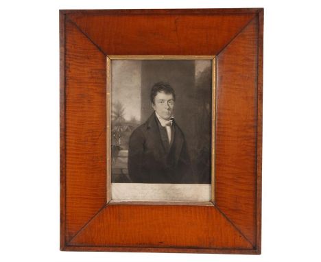 Early 19th Century monochrome&nbsp;engraved&nbsp;PORTRAIT PRINTdepicting The Rev. Henry Martyn B.D. Fellow of St. John's Coll