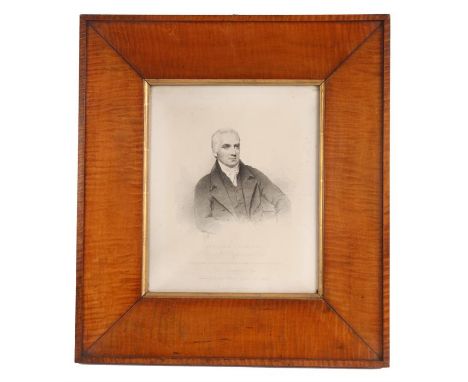 Early 19th Century monochrome&nbsp;engraved&nbsp;PORTRAIT PRINTdepicting REV. JOHN OWEN, A.M. - London Published April 182336