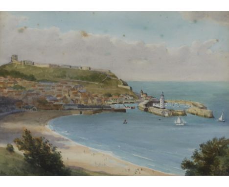 20th CENTURY SCHOOL &nbsp;SCARBOROUGH &nbsp;Watercolour, signed lower left, 26 x 36cm &nbsp;Together with a print multiple&nb