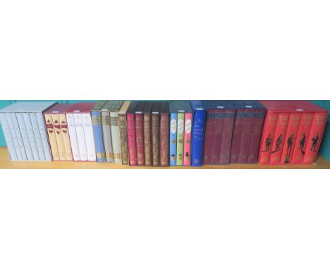 FOLIO SOCIETY Assorted works of classic literature, including the collected works of Jane Austen, Rudyard Kipling's Short Sto