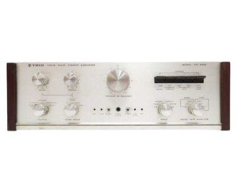 A TRIO KA-6000 Solid State Stereo Amplifier, with Instruction Manual&nbsp; Condition Report:Available upon request