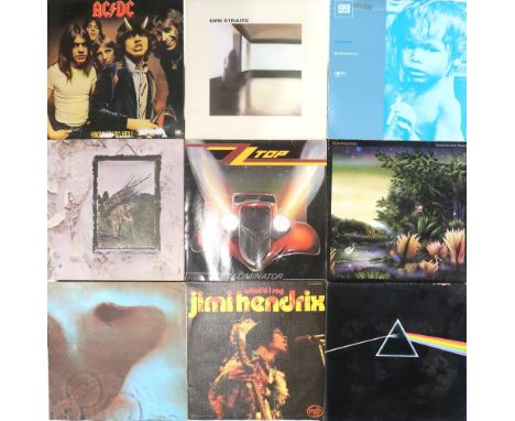 VINYL RECORDS a mixed selection of mostly rock, heavy metal and prog-rock vinyl LP records. Artists to include ACDC, Pink Flo