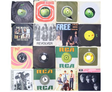 A two box collection of LP singles, mostly Pop, Glam Rock, Heavy Metal, Hip-Hop etc. Artists are to include The Beatles, Jimi