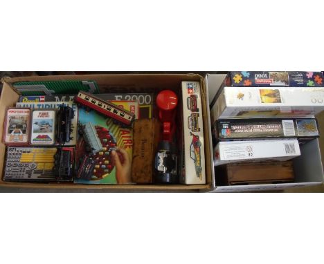 OO gauge locomotives and rolling stock, vintage Bakelite, solitaire glass marbles, vintage Lego, Tonka car, model kits, compl