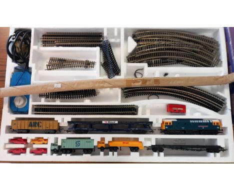 Lima models boxed vintage train set with a Spectrum Union Pacific  Locomotive. 