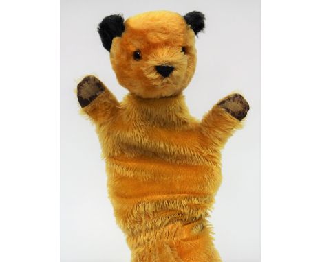Sooty; A Sooty hand puppet circa 1960, given personally to the vendor by Harry Corbett after a show at the Savoy Theatre, Cla