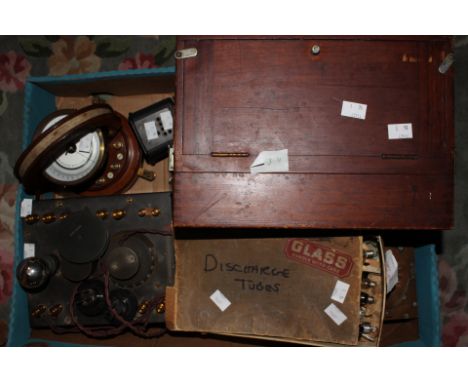 A H.W. Sullivan Wavemeter No. 579 with inscription plaque for a 21st birthday, a Philip Harris No. 6677 resistance measuring 