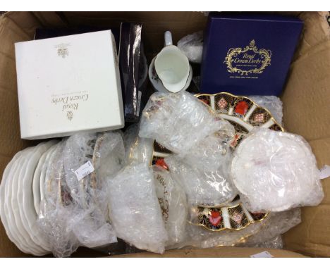 Royal Crown Derby trinket dishes (some boxed) Royal Antoinette plate, Derby Days plate, Imari 1128, plates, Pinxton Roses etc