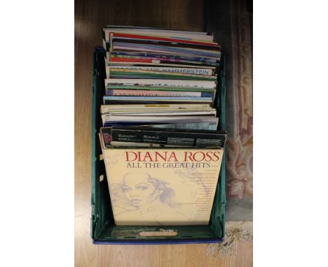 Collection of  61 LP records from; Michael Jackson, Madonna, pop etc