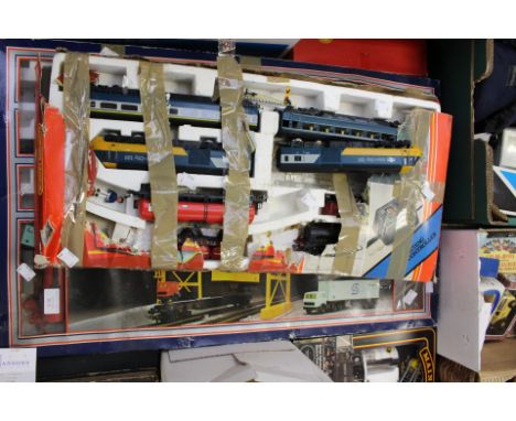 Hornby boxed Intercity 125 set, (A/F box) with Lima boxed train set (2 sets)