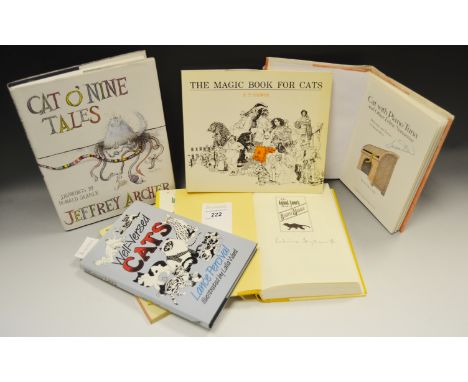 Autographs - The Magic books for Cats, FT Unwin, signed; Cat with Piano Tuna, drawings and verses by Simon Drew, signed; othe