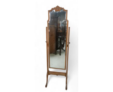 A modern cheval mirror 