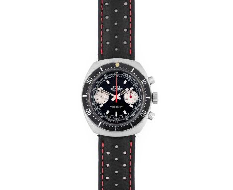 Emperor: A Stainless Steel Chronograph Wristwatch, signed Swiss Emperor, 1970's, (calibre Valjoux 7733) manual wound lever mo