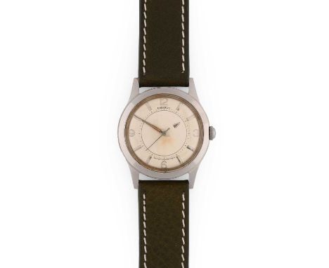 Benrus: An Unusual Mystery Dial Stainless Steel Centre Seconds Wristwatch, signed Benrus, ref: 2155, 1960's, (calibre BH25) m