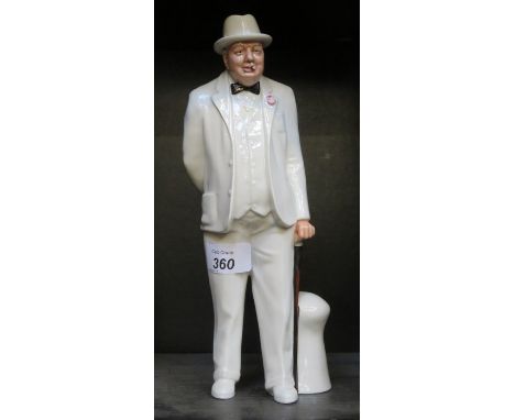 ROYAL DOULTON GLAZED CERAMIC FIGURE- SIR WINSTON CHURCHILL, HN3057