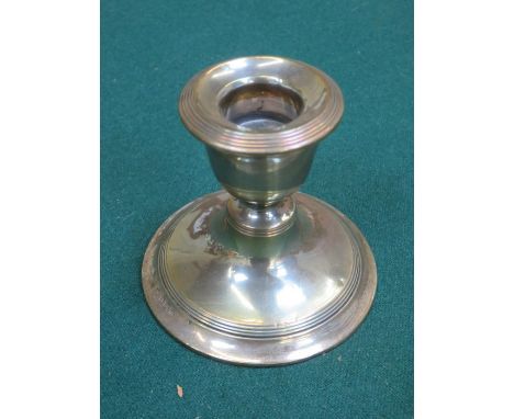 HALLMARKED SILVER CANDLESTICK 