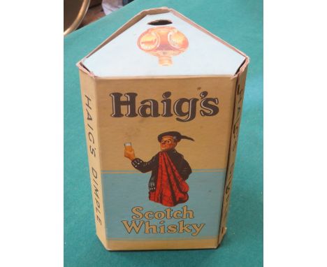 BOTTLE OF HAIGS SCOTCH WHISKEY AND TWO SMALL BOTTLES 