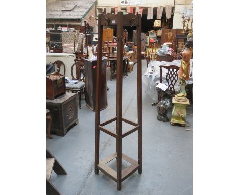 MAHOGANY COAT/HAT STAND