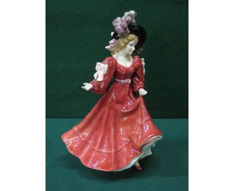 ROYAL DOULTON GLAZED CERAMIC FIGURE- PATRICIA, FIGURE OF THE YEAR, HN3362 