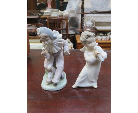 LLADRO FIGURE AND NAO FIGURE 
