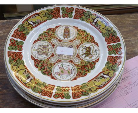 SET OF FOUR SPODE COLLECTORS PLATES 