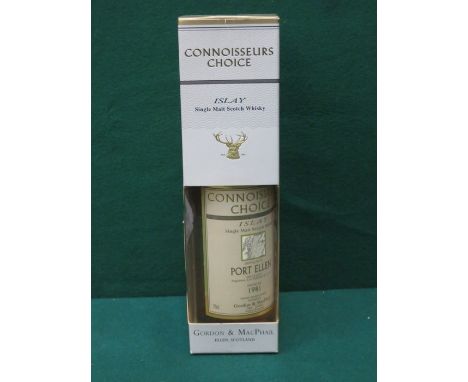 UNOPENED CASED BOTTLE OF CONNOISSEURS CHOICE ISLAY PORT ELLEN 1981 WHISKY 