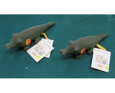 TWO STEIFF CROCODILES 