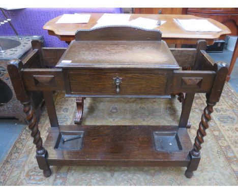 OAK STICK STAND