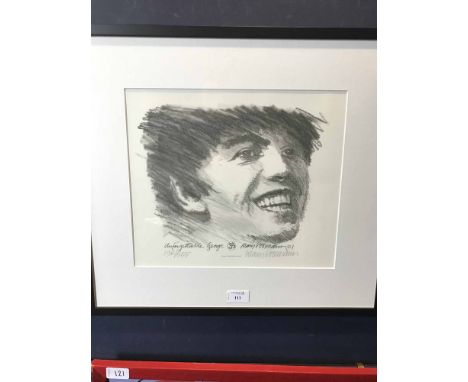 KLAUS VOORMANN
UNFORGETTABLE GEORGE
pencil on paper, signed, numbered 196/555
framed and under glass