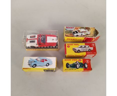 Five boxed 1960's Dinky Toys (playworn condition)