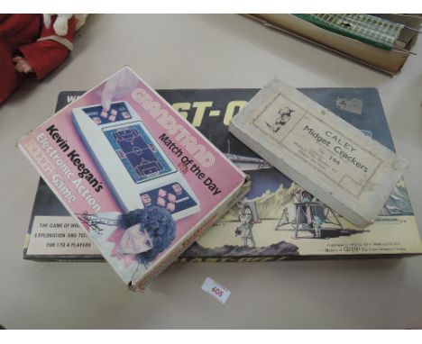 A selection of vintage games including Grandstand