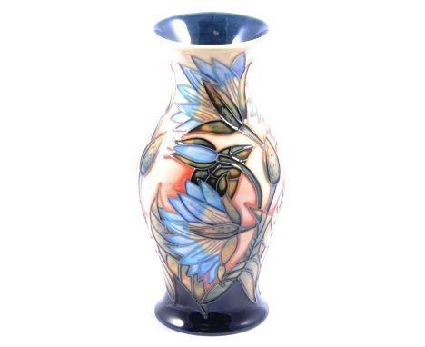 Debbie Hancock for Moorcroft, a Limited Edition vase in the Samarkand Lily design, ©99 M.C.C. 22/250 painted on base, signed 