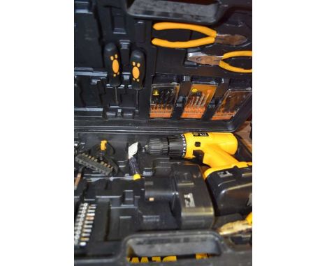 A boxed drill "Grafter Tools" with associated bits and tools&nbsp;(SOLD AS SEEN)