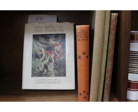 Five vintage hardback books by famous illustrators including Arthur Rackham and Walter Crane
&lsquo;The Ring of Niblung&rsquo