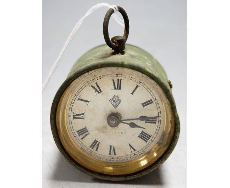 A British United Clock Company travel alarm clock