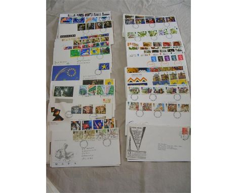 Collection various First Day Covers, early 1990s, approx 56