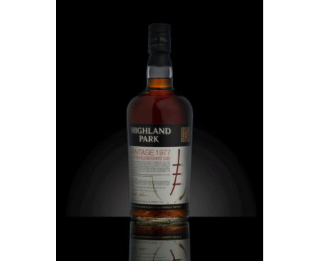  Highland Park Vintage-1977Scottish Field Merchant's Cask. Selected by the 2003 Scottish Field Whisky Merchants Challenge Pan