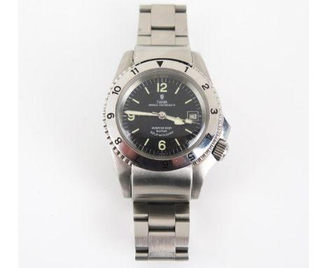 A 1982 U.S. Army prototype Tudor Rolex 7206 Prince Oysterdate Submariner Rotor Self-Winding wristwatch in custom made stainle