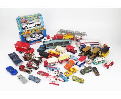 Assorted Mix of Vintage Diecast Including Matchbox, Corgi, Gamda Koor, Majorette, Dinky, Tomica, Huskey, Marx, Chitty Chitty 