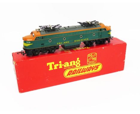 Triang Railways OO Gauge R257 Double Ended Electric Loco Twin Operating Phantographs 7503, clear number plaques - excellent i